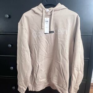 Calvin Klein Men's Beige Hoodie